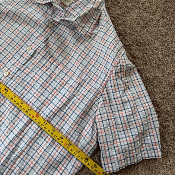 LL Bean Slightly Fitted Men Button Up Shirt Size Large Tall EUC - Picture 3 of 4